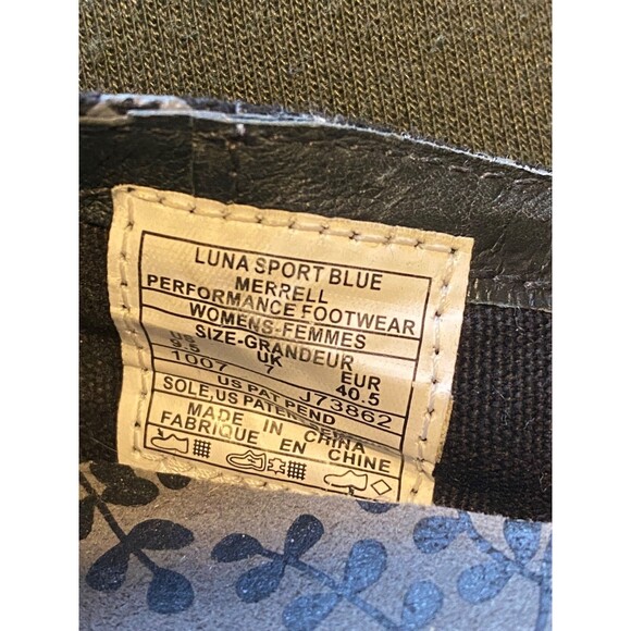 Merrell Women's 9.5 Luna Sport Ballet Flats Black Gray Floral - Picture 7 of 7